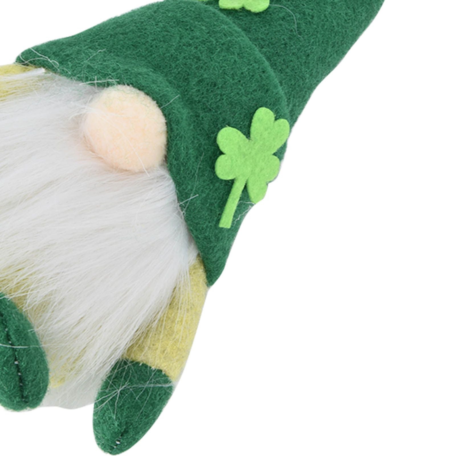 2pcs Gnomes Doll Handmade Cute Faceless Green Hat St. Patrick's Day Ornament Plush Dwarf Doll for Sofa Dining V1294-YM0523-3115220019811