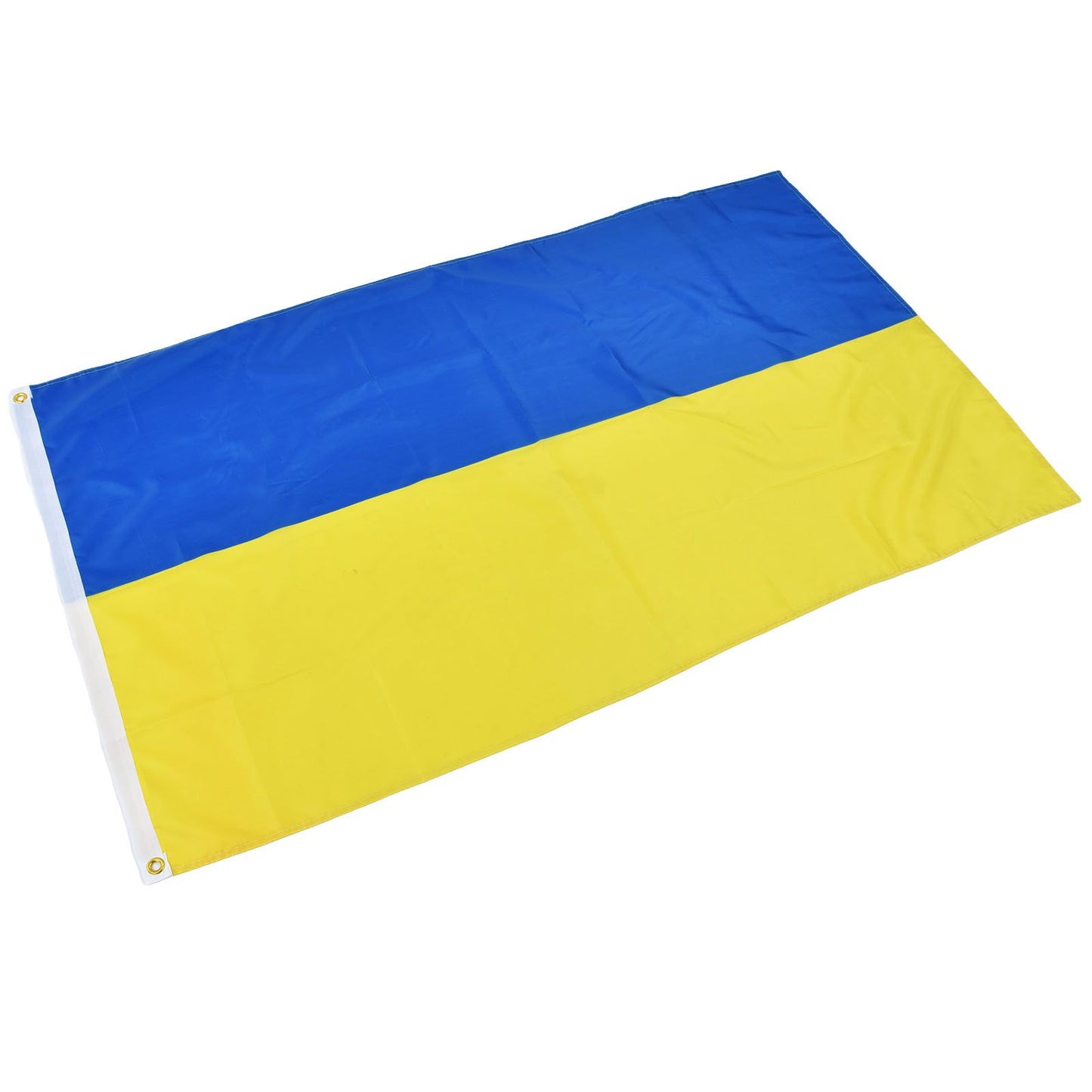 Ukrainian Flag Polyester Pongee Vivid Color UV Fade Resistant Digital Printing Ukraine Flag V1294-YM0523-3115220020211