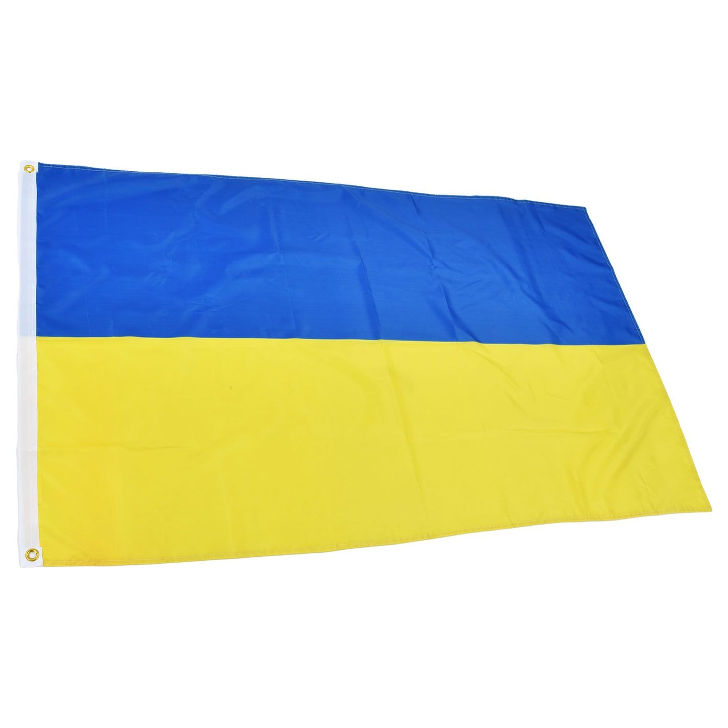 Ukrainian Flag Polyester Pongee Vivid Color UV Fade Resistant Digital Printing Ukraine Flag V1294-YM0523-3115220020211