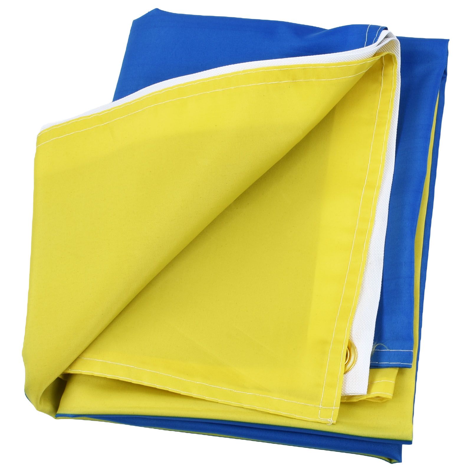 Ukrainian Flag Polyester Pongee Vivid Color UV Fade Resistant Digital Printing Ukraine Flag V1294-YM0523-3115220020211