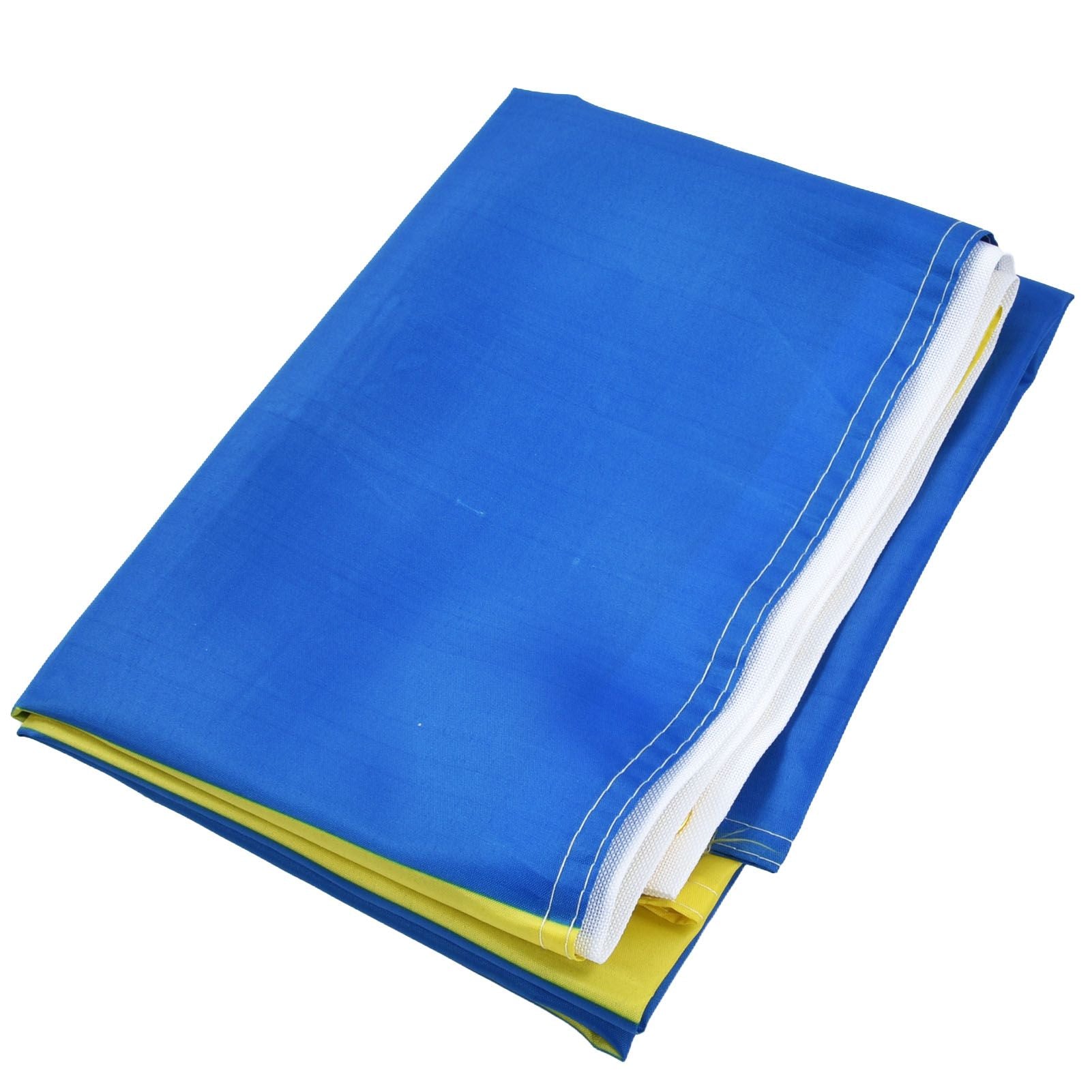 Ukrainian Flag Polyester Pongee Vivid Color UV Fade Resistant Digital Printing Ukraine Flag V1294-YM0523-3115220020211