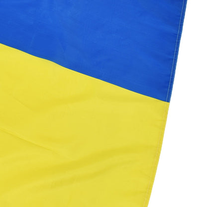 Ukrainian Flag Polyester Pongee Vivid Color UV Fade Resistant Digital Printing Ukraine Flag V1294-YM0523-3115220020211