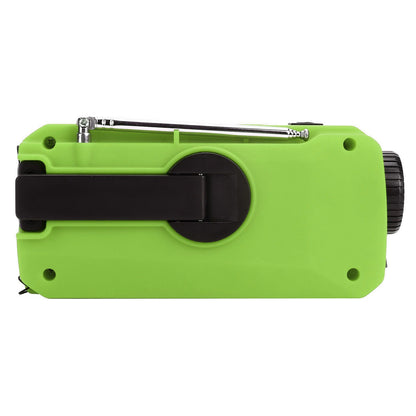 Emergency Radio Hand Power Generation Solar Radio with LED Flashlight 2000mah Charging for Camping V1294-YM0523-3115220020414