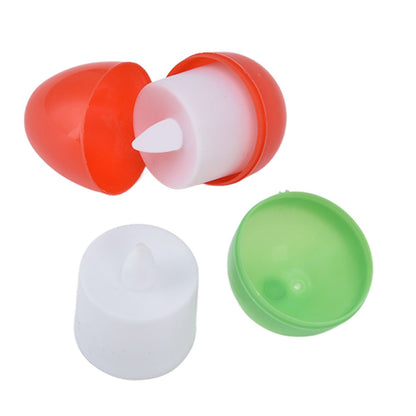 12pcs Easter Eggs Light Up Glowing Decorative DIY Plastic Built in Battery Warm LED Easter Eggs for Holiday V1294-YM0523-3115220020911