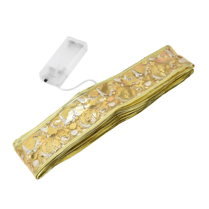 Ribbon Fairy LED Lights Gold Easter Decoration String Shining Ribbon Fairy Lights 5M V1294-YM0523-3115220021311