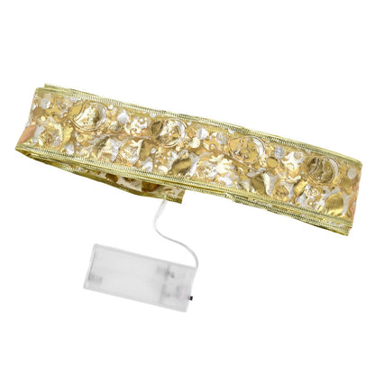 Ribbon Fairy LED Lights Gold Easter Decoration String Shining Ribbon Fairy Lights 5M V1294-YM0523-3115220021311