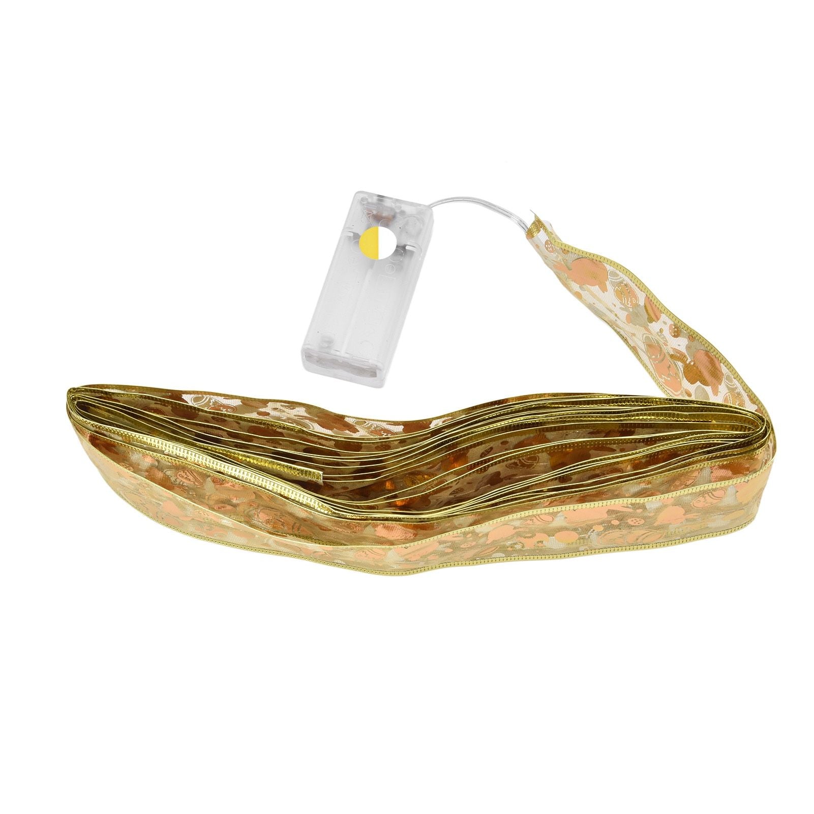 Ribbon Fairy LED Lights Gold Easter Decoration String Shining Ribbon Fairy Lights 5M V1294-YM0523-3115220021311