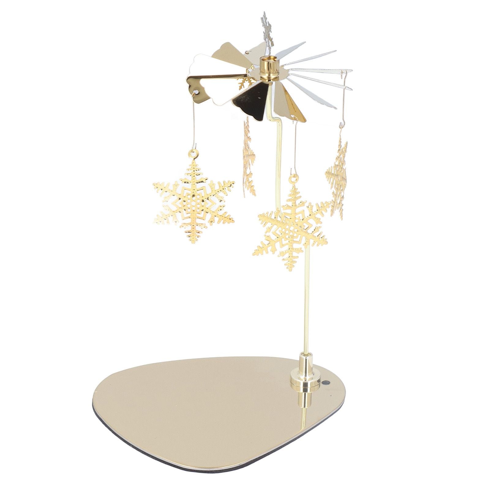 Candle Holder Round Triangle Tray Romantic European Style Stainless Steel Rotating Aromatherapy Wind Chime V1294-YM0523-3115220022611