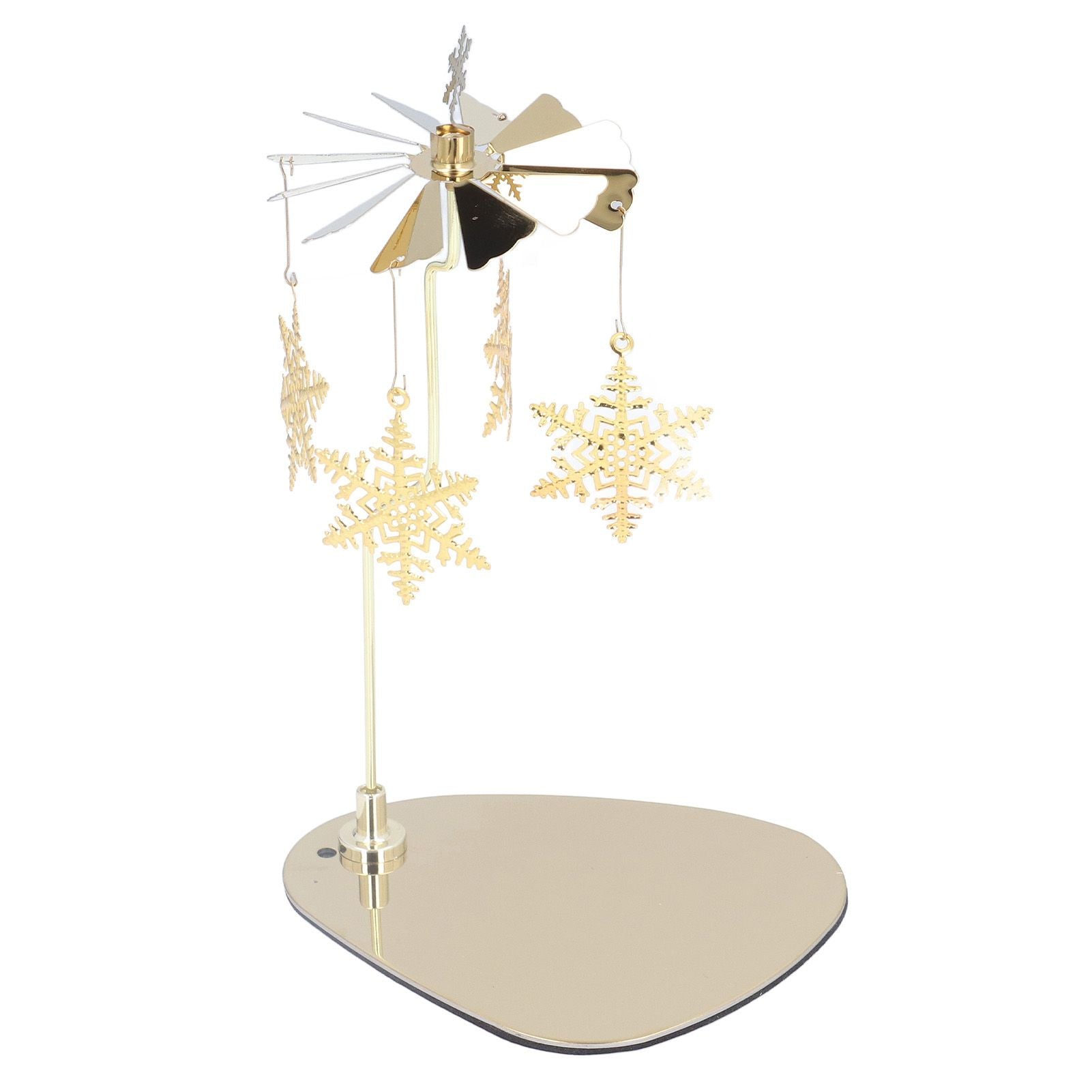 Candle Holder Round Triangle Tray Romantic European Style Stainless Steel Rotating Aromatherapy Wind Chime V1294-YM0523-3115220022611