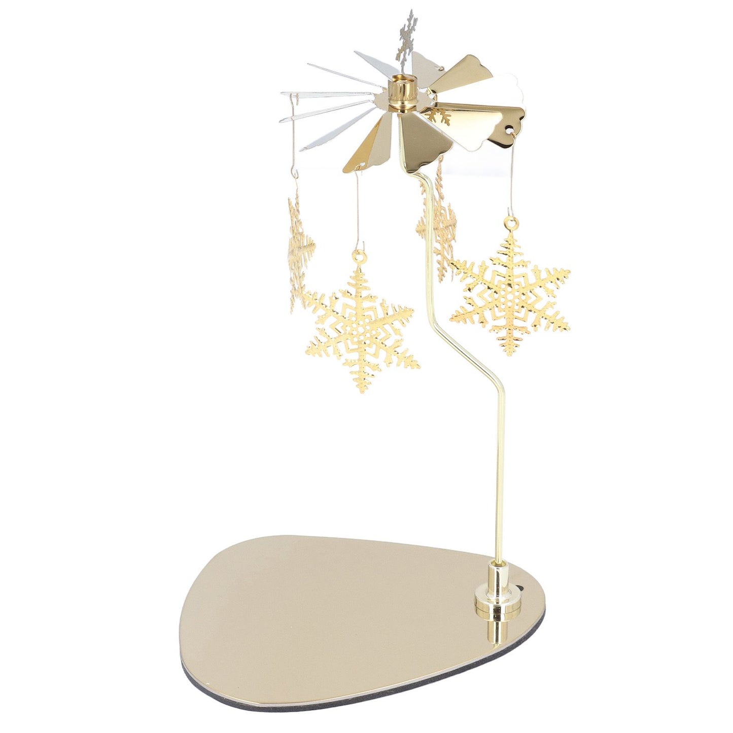 Candle Holder Round Triangle Tray Romantic European Style Stainless Steel Rotating Aromatherapy Wind Chime V1294-YM0523-3115220022611