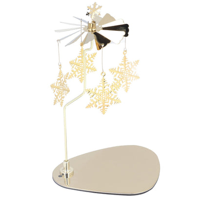 Candle Holder Round Triangle Tray Romantic European Style Stainless Steel Rotating Aromatherapy Wind Chime V1294-YM0523-3115220022611