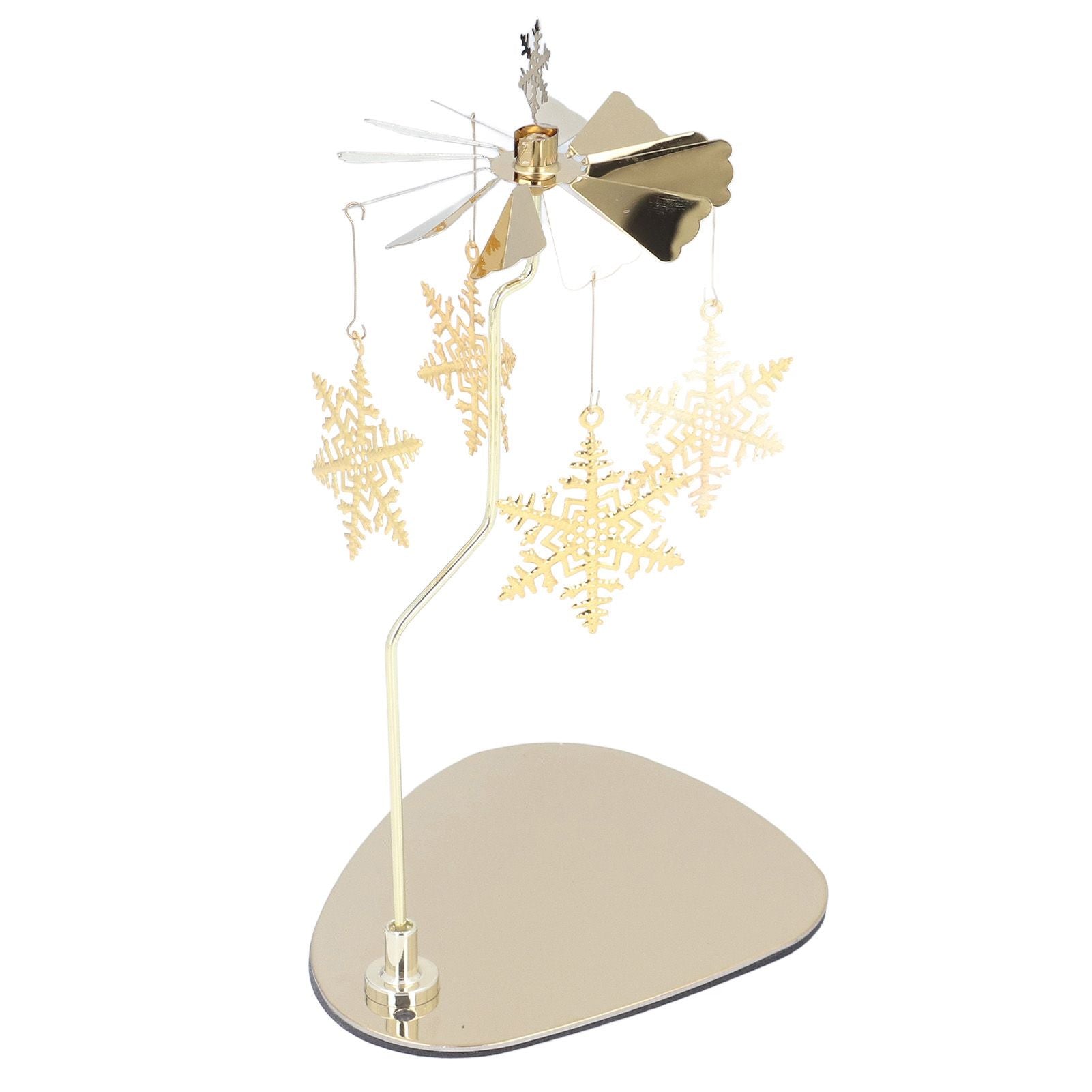 Candle Holder Round Triangle Tray Romantic European Style Stainless Steel Rotating Aromatherapy Wind Chime V1294-YM0523-3115220022611