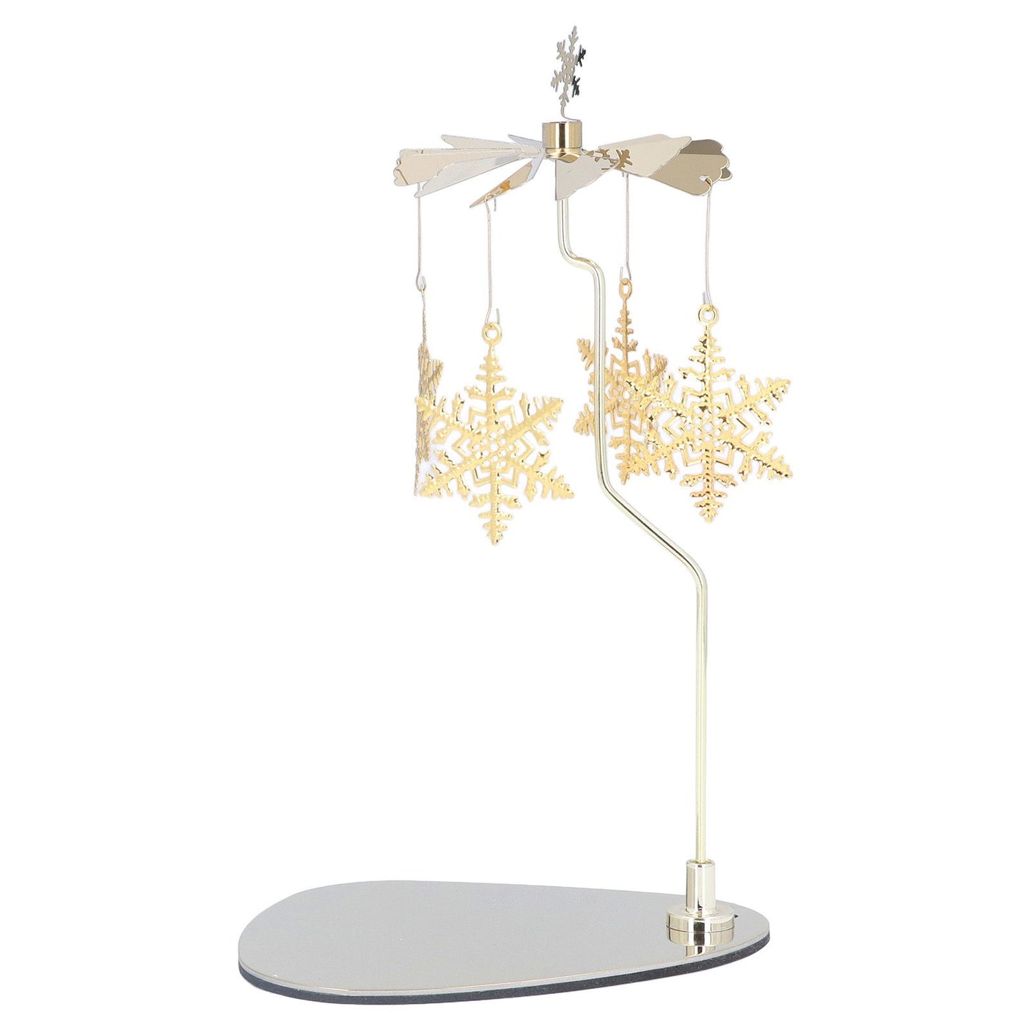 Candle Holder Round Triangle Tray Romantic European Style Stainless Steel Rotating Aromatherapy Wind Chime V1294-YM0523-3115220022611