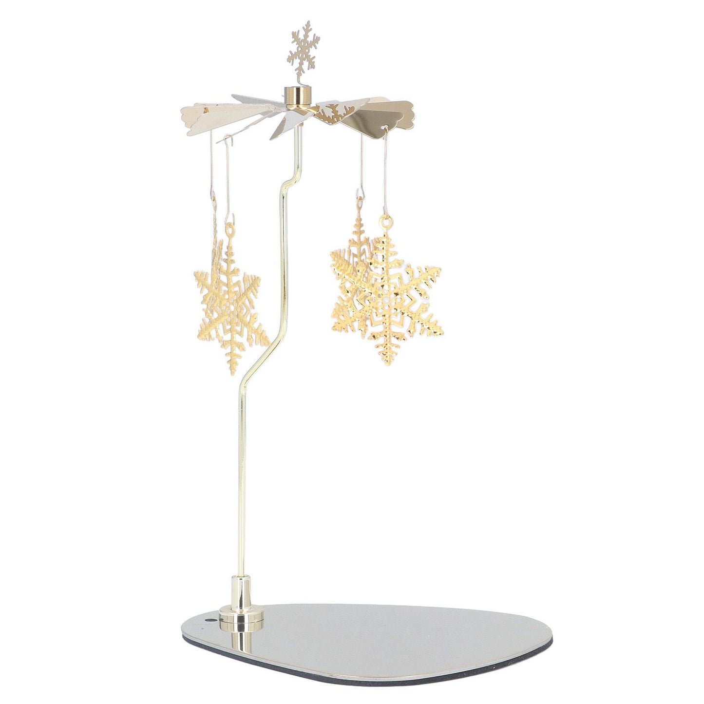 Candle Holder Round Triangle Tray Romantic European Style Stainless Steel Rotating Aromatherapy Wind Chime V1294-YM0523-3115220022611