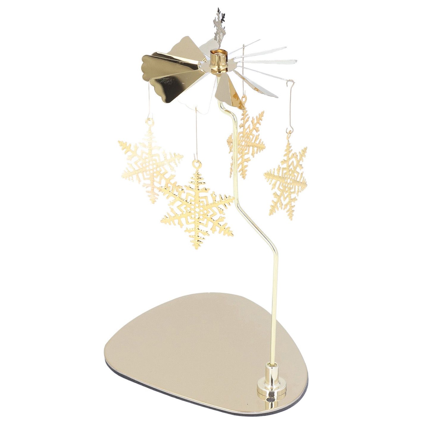Candle Holder Round Triangle Tray Romantic European Style Stainless Steel Rotating Aromatherapy Wind Chime V1294-YM0523-3115220022611