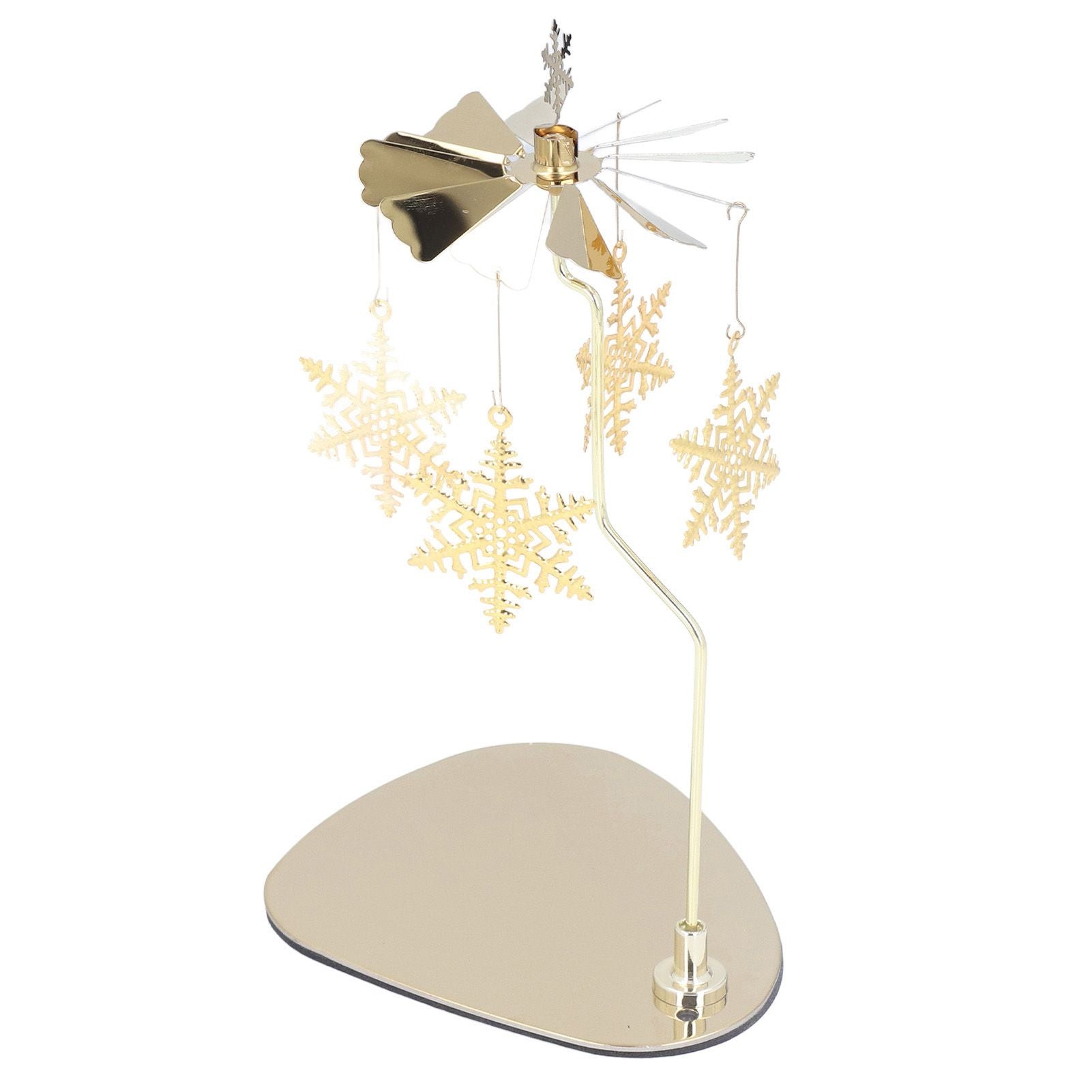 Candle Holder Round Triangle Tray Romantic European Style Stainless Steel Rotating Aromatherapy Wind Chime V1294-YM0523-3115220022611