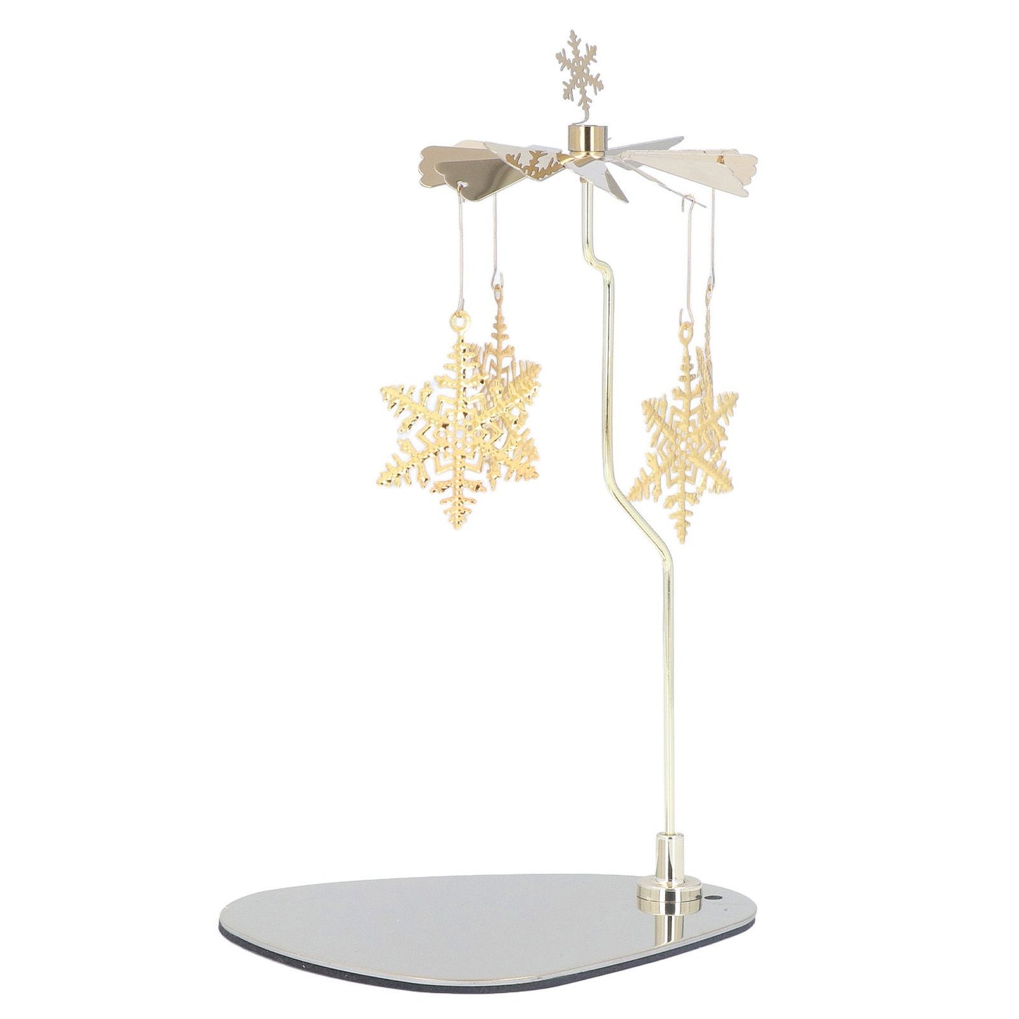 Candle Holder Round Triangle Tray Romantic European Style Stainless Steel Rotating Aromatherapy Wind Chime V1294-YM0523-3115220022611