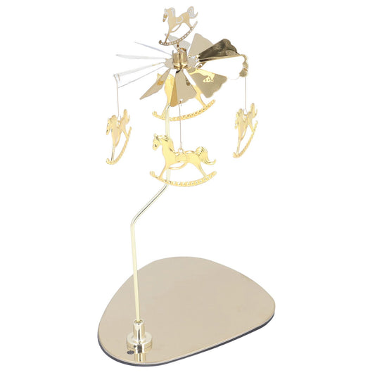 Candle Holder Round Triangle Tray Romantic European Style Stainless Steel Rotating Aromatherapy Wind Chime V1294-YM0523-3115220022612