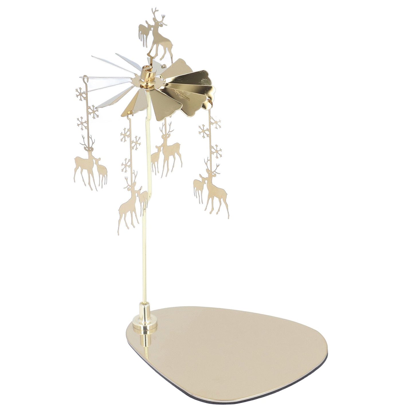 Candle Holder Round Triangle Tray Romantic European Style Stainless Steel Rotating Aromatherapy Wind Chime V1294-YM0523-3115220022614