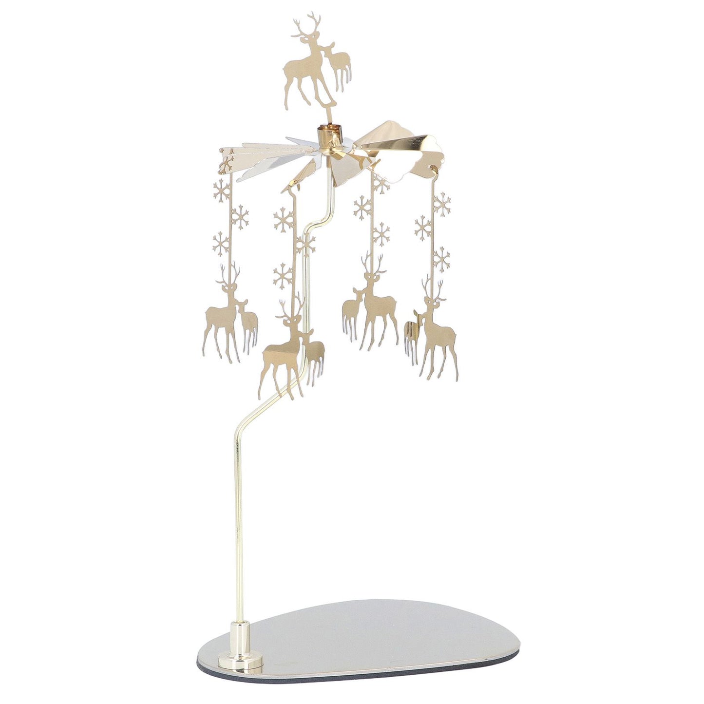 Candle Holder Round Triangle Tray Romantic European Style Stainless Steel Rotating Aromatherapy Wind Chime V1294-YM0523-3115220022614