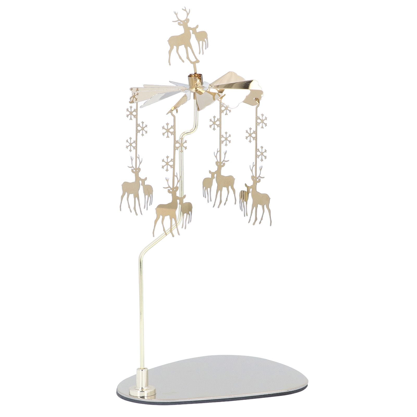 Candle Holder Round Triangle Tray Romantic European Style Stainless Steel Rotating Aromatherapy Wind Chime V1294-YM0523-3115220022614