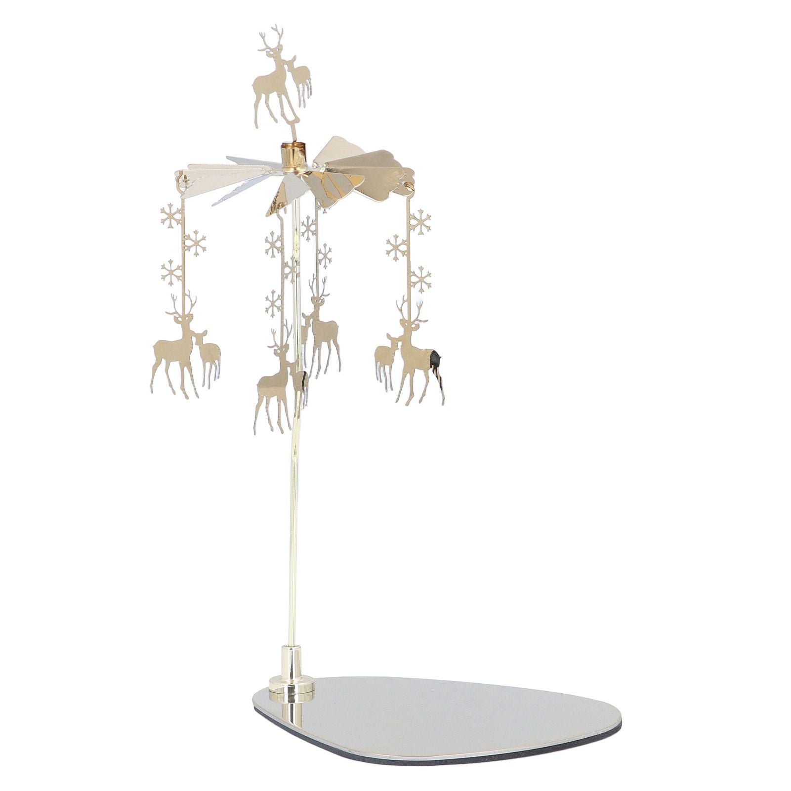 Candle Holder Round Triangle Tray Romantic European Style Stainless Steel Rotating Aromatherapy Wind Chime V1294-YM0523-3115220022614