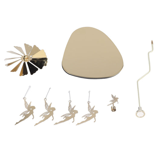 Candle Holder Round Triangle Tray Romantic European Style Stainless Steel Rotating Aromatherapy Wind Chime V1294-YM0523-3115220022616