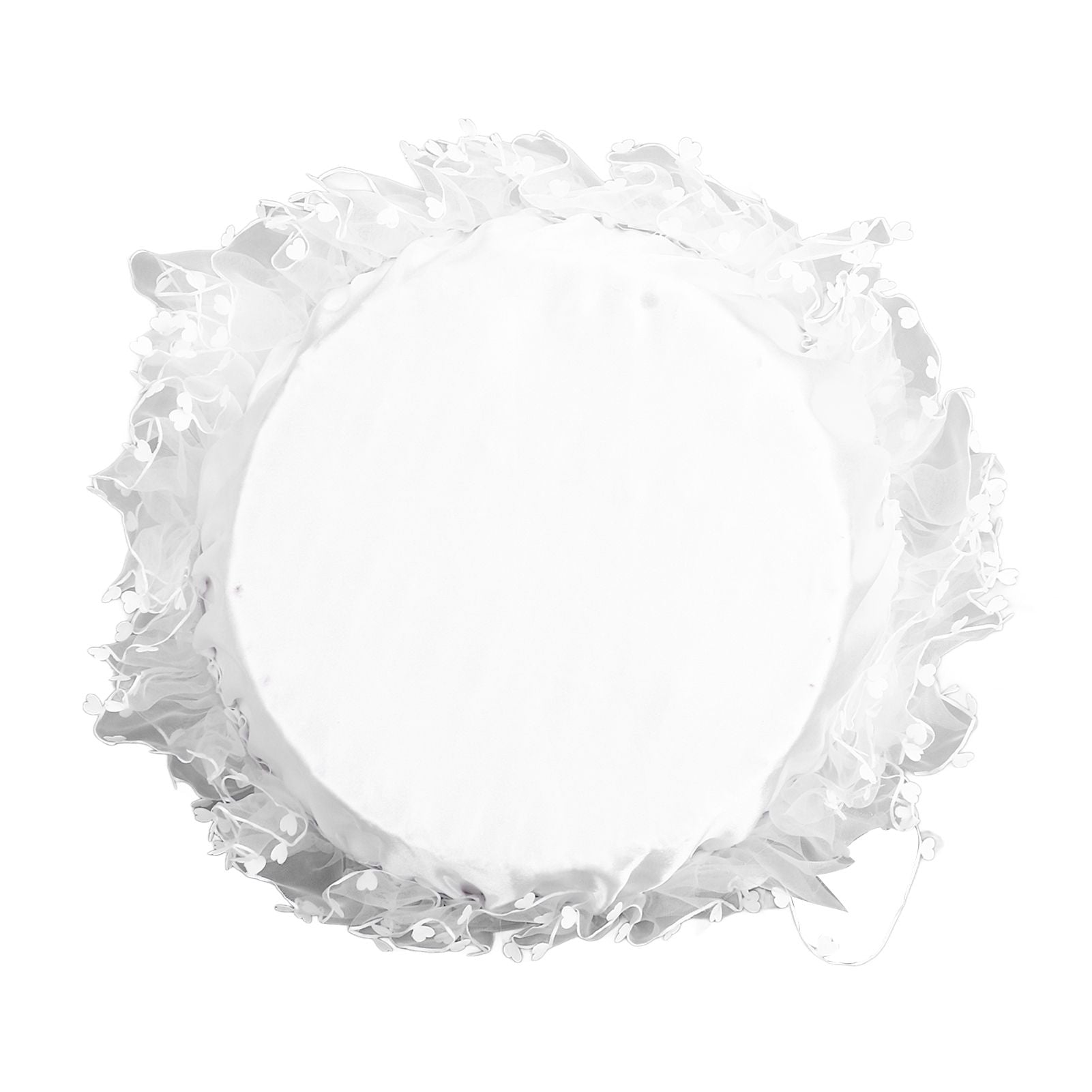 Flower Girl Basket Elegant Style Portable Durable Lace Material Wide Application Wedding Basket for Wedding V1294-YM0523-3115220023411