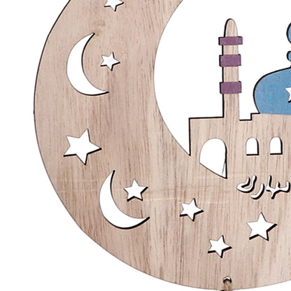 2pcs Moon Eid Hanging Decoration Eid Al-Fitr Ornaments Decorations Pendant Crafts for Home JM00467 V1294-YM0523-3115220025012