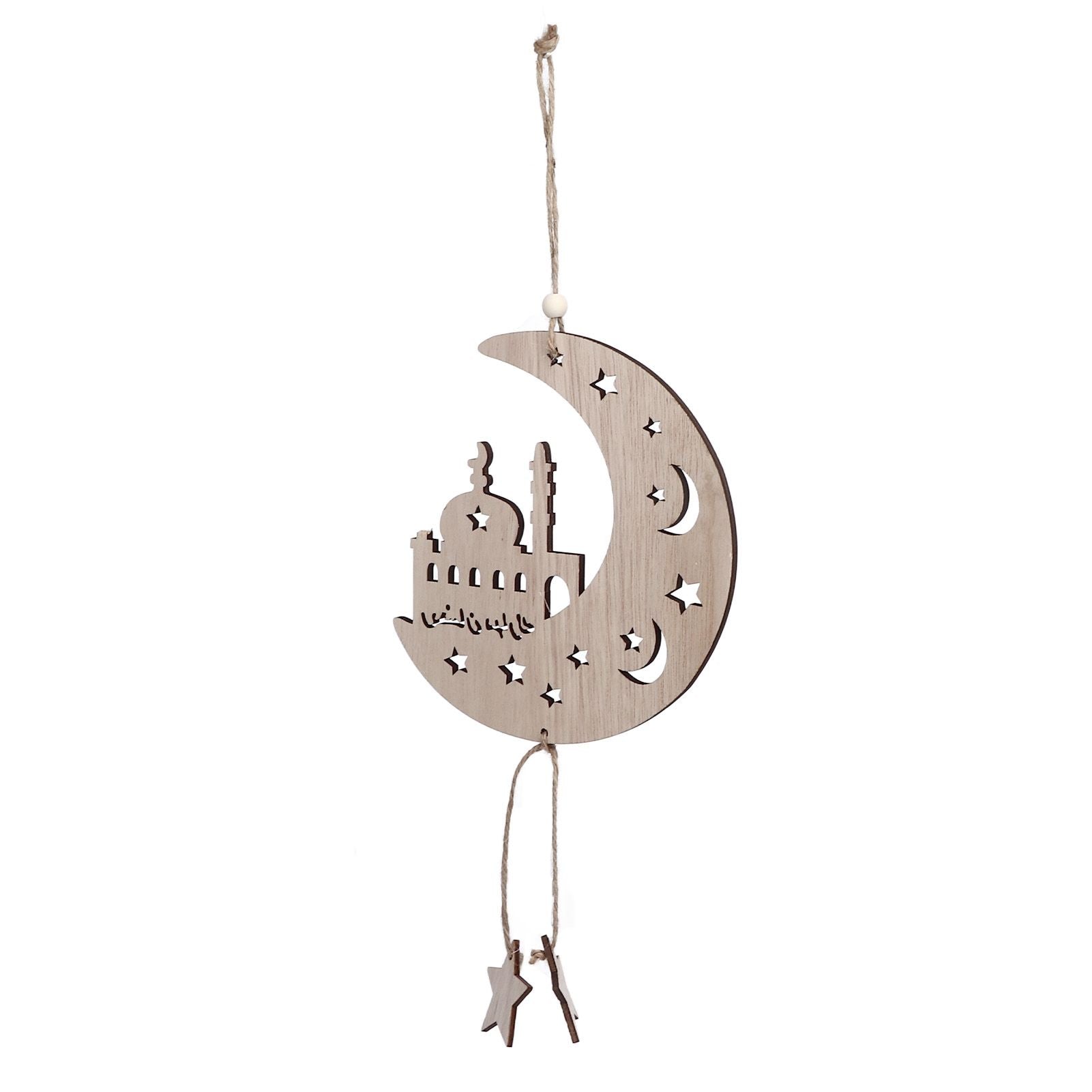 2pcs Moon Eid Hanging Decoration Eid Al-Fitr Ornaments Decorations Pendant Crafts for Home JM00467 V1294-YM0523-3115220025012