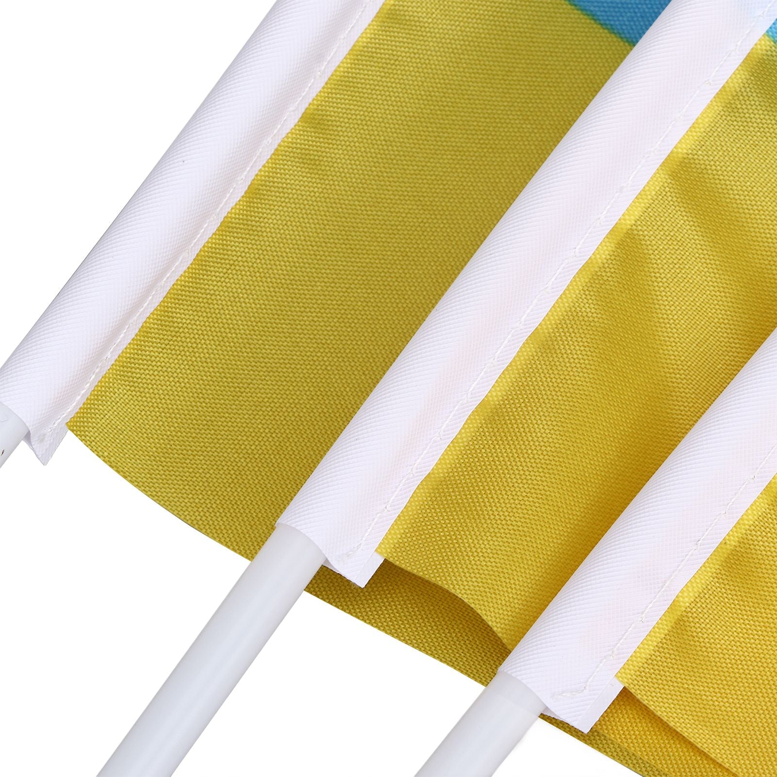 10 Set Ukraine Handheld Flags Mini Polyester Ukrainian Hand Waving Flag for Sporting Events Festive Decoration V1294-YM0523-3115220027311