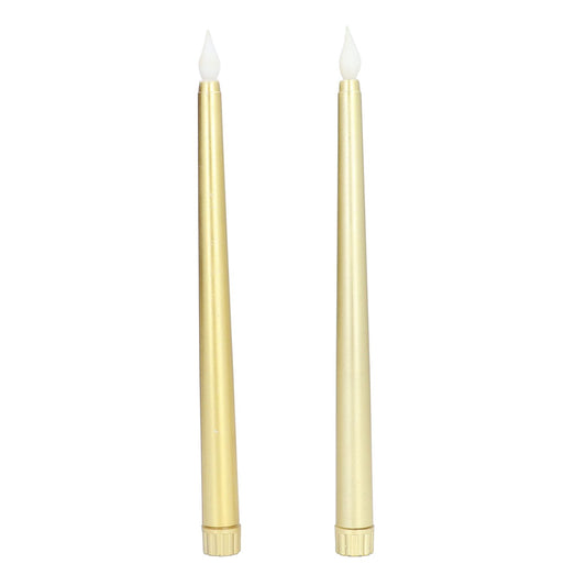 2pcs LED Taper Candles Battery Powered Flameless LED Candle Sticks for Festival Wedding Birthday Party Full V1294-YM0523-3115220027514
