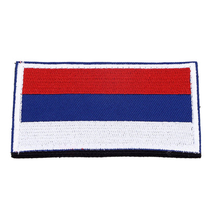 European Country Flags Patch World National Hook and Loop Badge Embroidered Patch Accessory Russia V1294-YM0523-3115220027711