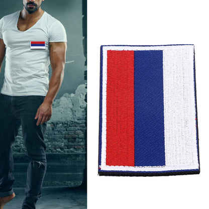 European Country Flags Patch World National Hook and Loop Badge Embroidered Patch Accessory Russia V1294-YM0523-3115220027711