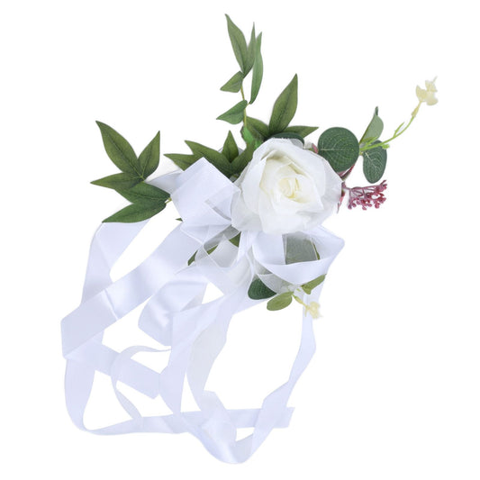 Wedding Chair Flower Nordic Style Simulation Wedding Chair Decoration for Photography Props Birthday Party V1294-YM0523-3115220028011
