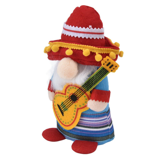 Dwarf Doll Cute Soft Lucky Prevent Fading Festival Gnomes with Musical Instruments for Halloween Props and V1294-YM0523-3115220028411