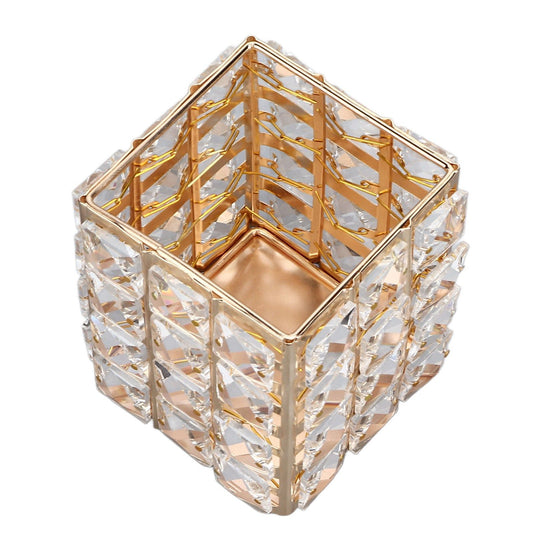 European Style Crystal Storage Box Crystal Jewelry Trinket Box Square Earrings Rings Organizer for Gift V1294-YM0523-3115220029211