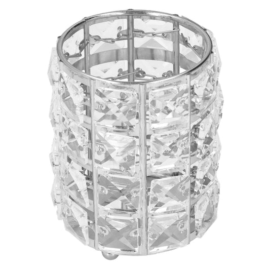 Makeup Brush Holder Crystal Metal Durable Elegant Style Wide Application Pen Holder for Brush Pencil Jewelry V1294-YM0523-3115220029412