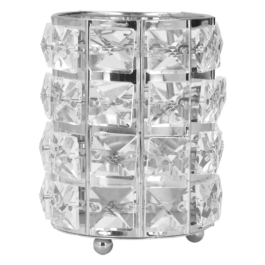 Makeup Brush Holder Crystal Metal Durable Elegant Style Wide Application Pen Holder for Brush Pencil Jewelry V1294-YM0523-3115220029412