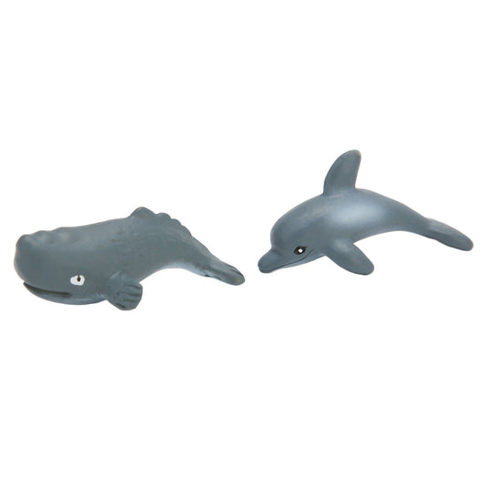 2PCS Whale Ornament Cute Whale Look Modern Style Whale Figurine Resin Ornament for Home Decoration Mini V1294-YM0523-3115220030611