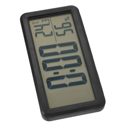 Digital Alarm Clock Portable Black Temperature Humidity Wall Mounted LCD Digital Electronic Clock for V1294-YM0523-3115220031411