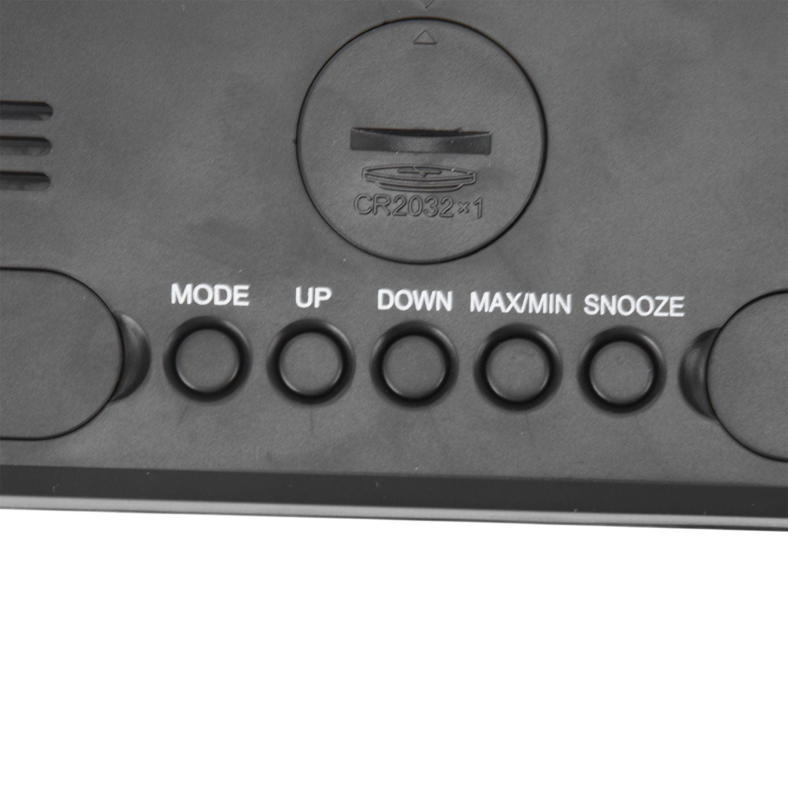 Digital Alarm Clock Portable Black Temperature Humidity Wall Mounted LCD Digital Electronic Clock for V1294-YM0523-3115220031411