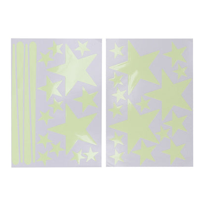 14pcs Glowing Planets Wall Stickers Glow in The Dark Star Solar System Decal for Children Bedroom Nursery V1294-YM0523-3115220032211