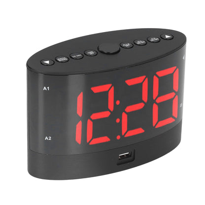 Digital Alarm Clock USB Charging Alarm Clock with 3 Vibration Modes and 2 Time Modes V1294-YM0523-3115220032811