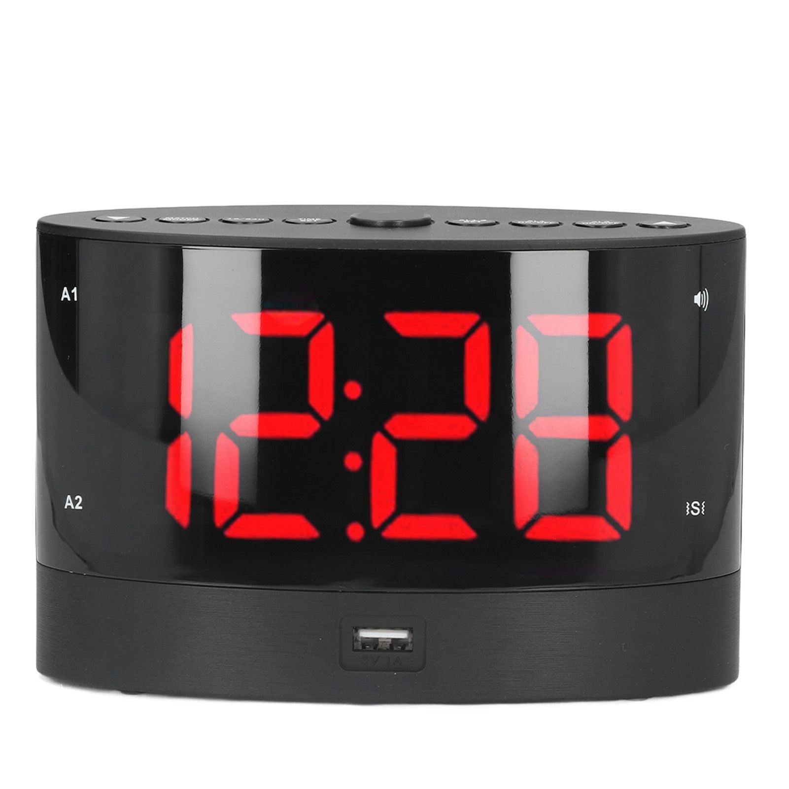 Digital Alarm Clock USB Charging Alarm Clock with 3 Vibration Modes and 2 Time Modes V1294-YM0523-3115220032811