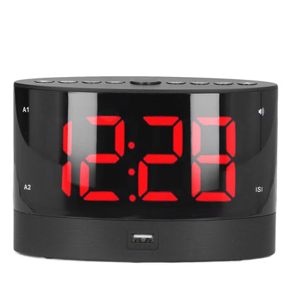 Digital Alarm Clock USB Charging Alarm Clock with 3 Vibration Modes and 2 Time Modes V1294-YM0523-3115220032811