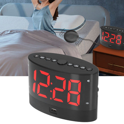 Digital Alarm Clock USB Charging Alarm Clock with 3 Vibration Modes and 2 Time Modes V1294-YM0523-3115220032811