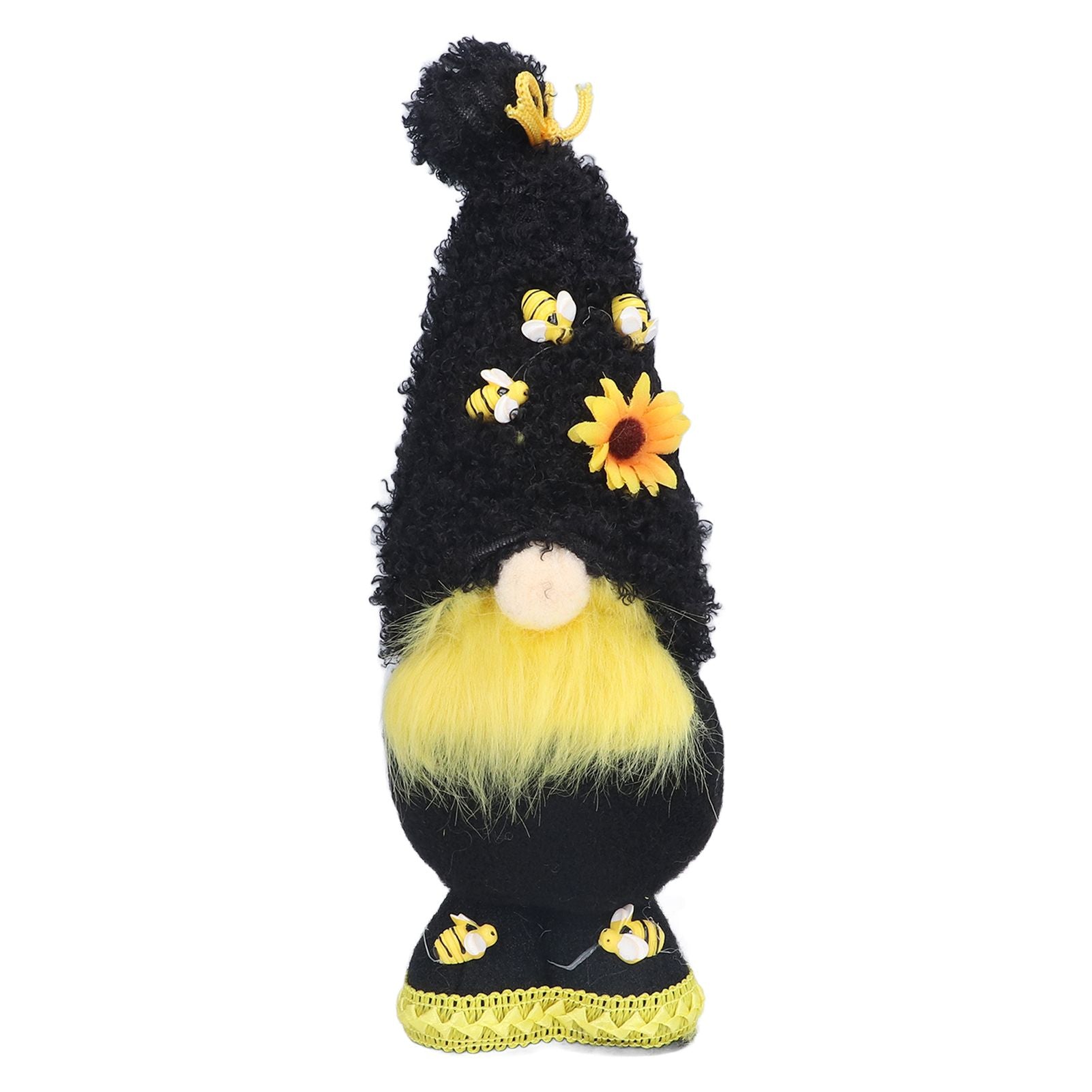 Faceless Doll Delicate Cute Mascot Plush Gnome with Yellow Sunflower Flower Gnome Doll for Easter Wedding V1294-YM0523-3115220033311