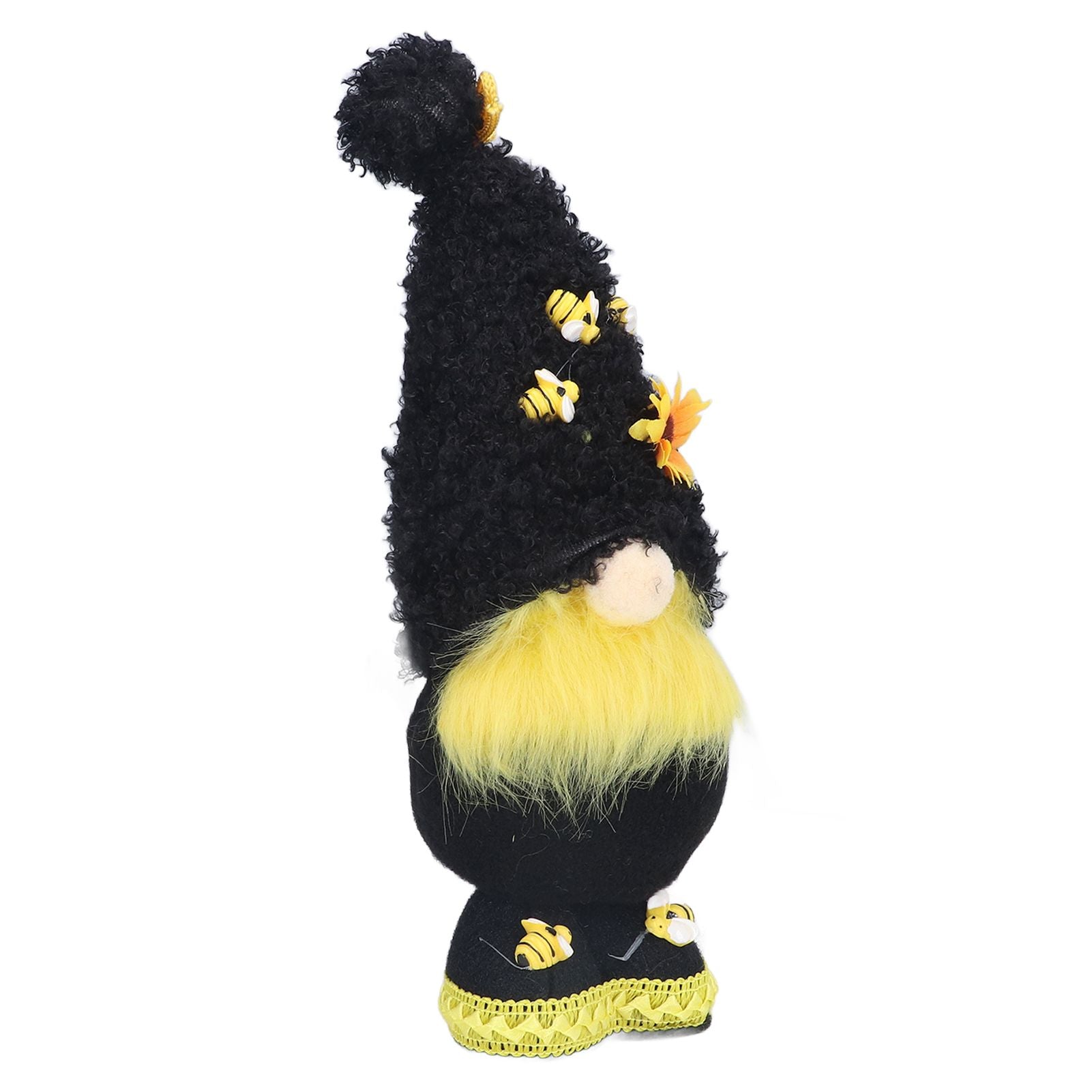 Faceless Doll Delicate Cute Mascot Plush Gnome with Yellow Sunflower Flower Gnome Doll for Easter Wedding V1294-YM0523-3115220033311