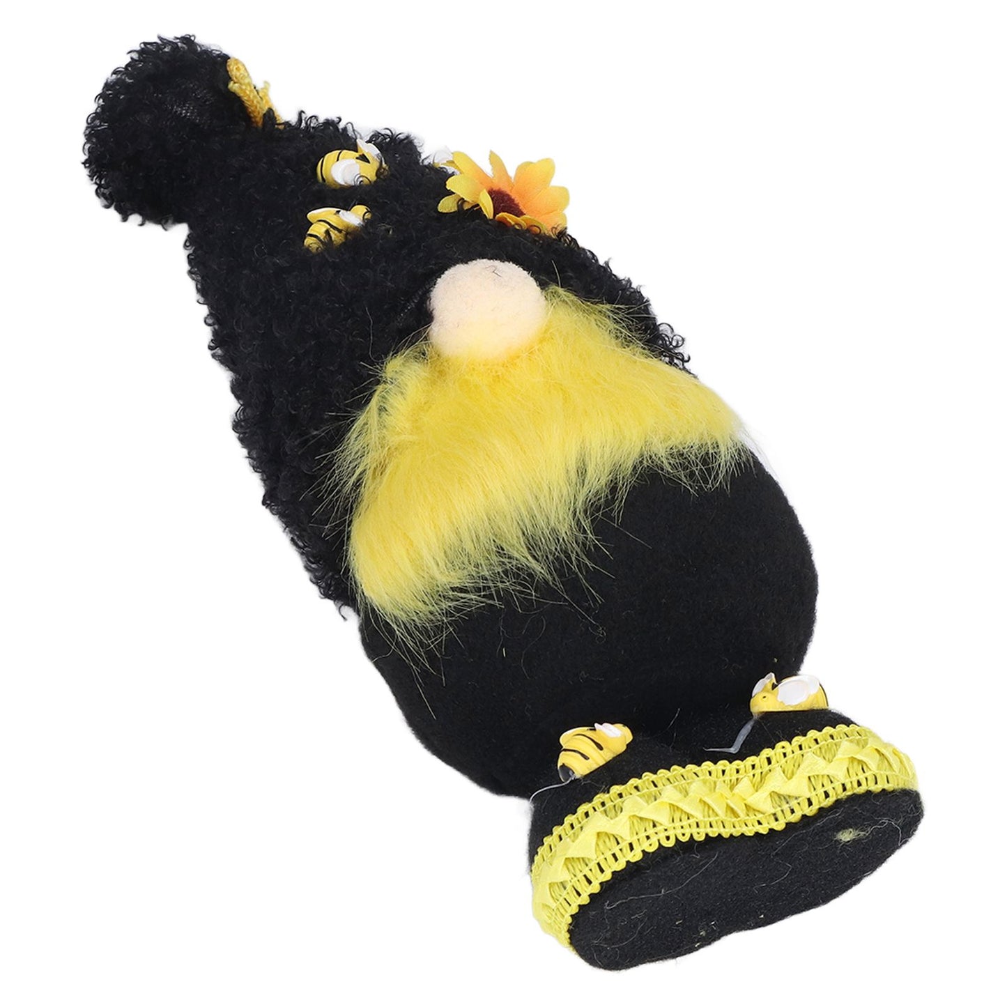 Faceless Doll Delicate Cute Mascot Plush Gnome with Yellow Sunflower Flower Gnome Doll for Easter Wedding V1294-YM0523-3115220033311